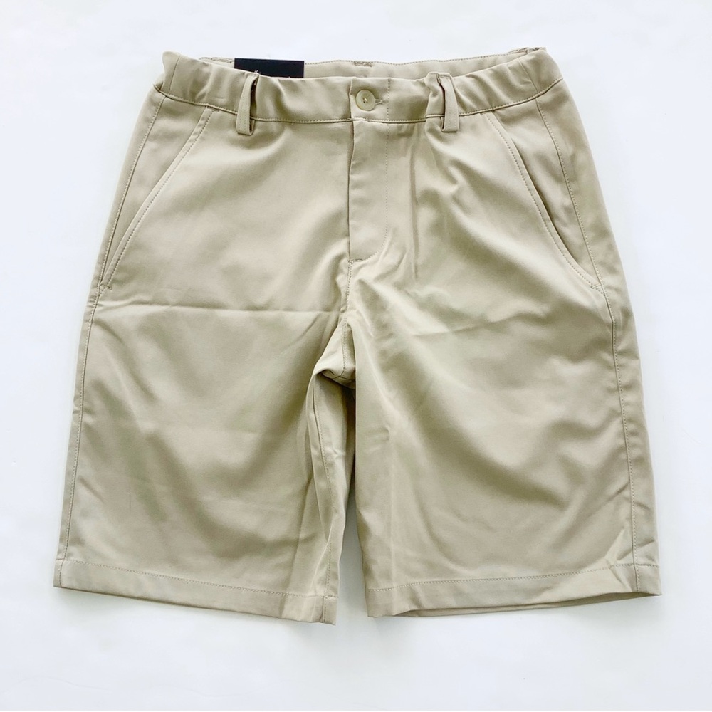 Under Armour Boy’s Khaki Performance Flat Front Shorts